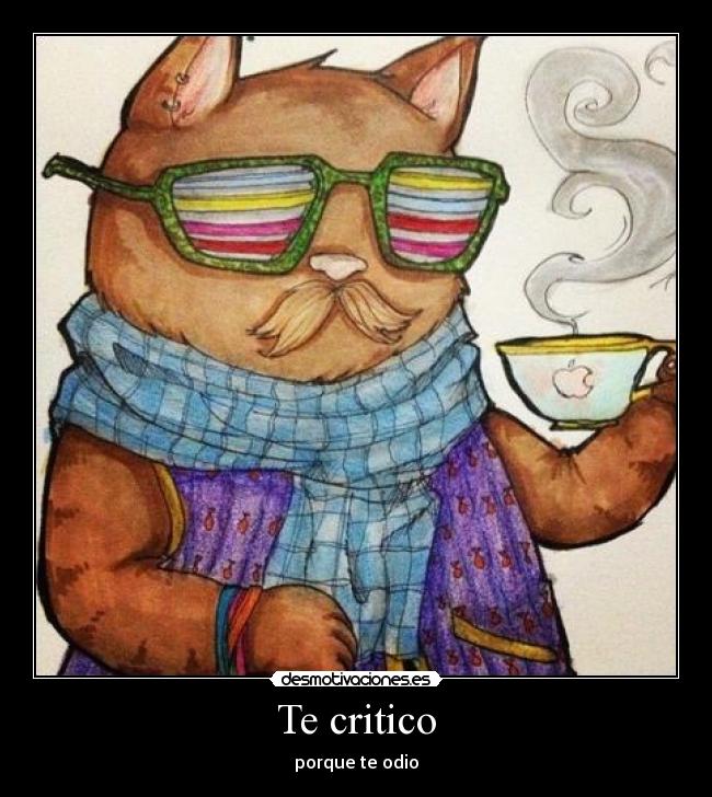 Te critico -