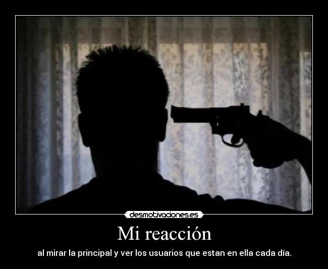 Mi reacción -