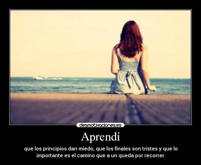 Aprendí -