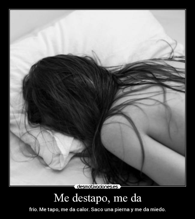 carteles frio calor sleep dormir desmotivaciones