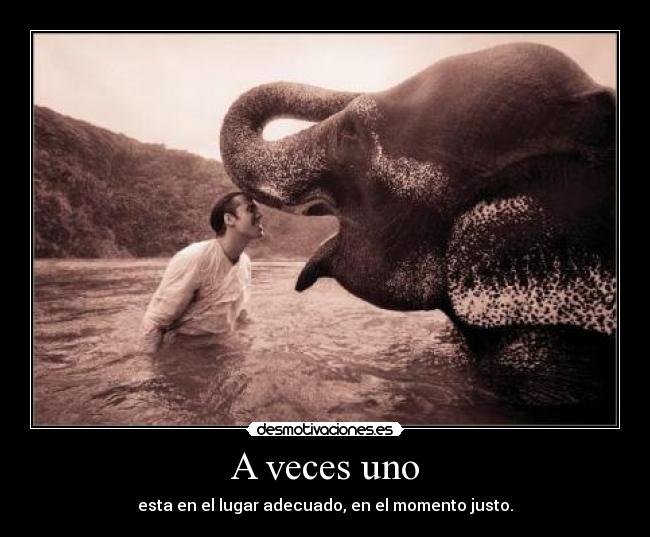 A veces uno -