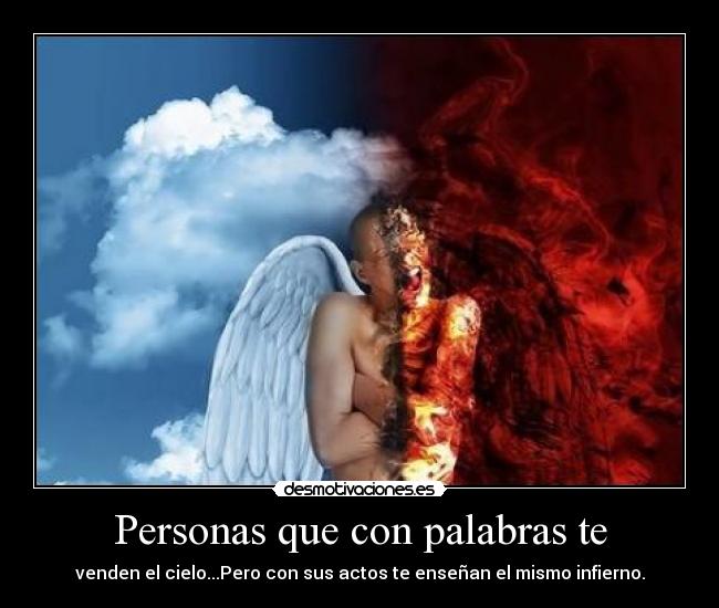 Personas que con palabras te -