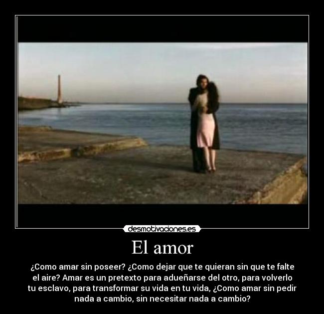 El amor -