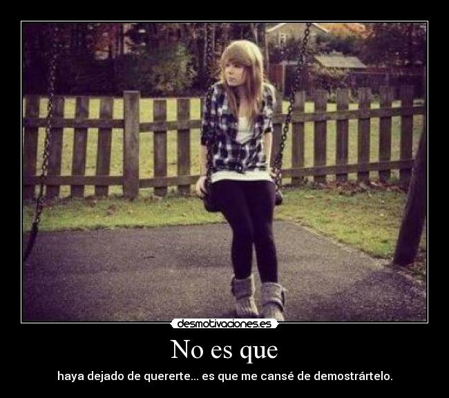 No es que - 