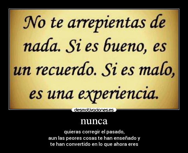 nunca - 