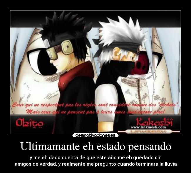 Ultimamante eh estado pensando -