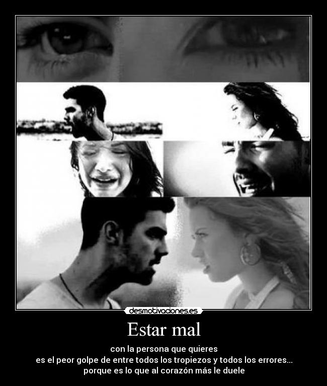 Estar mal - 