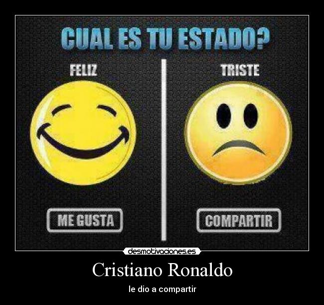 Cristiano Ronaldo - le dio a compartir