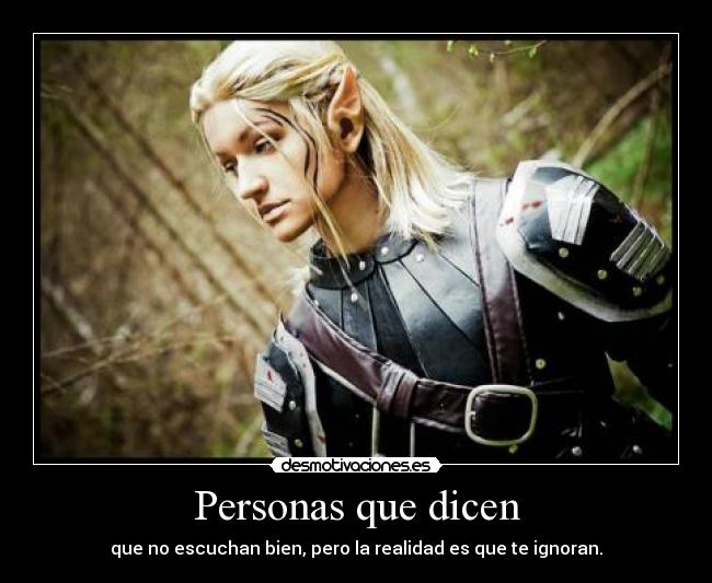 Personas que dicen - 