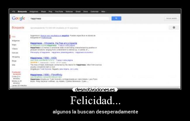 Felicidad... -