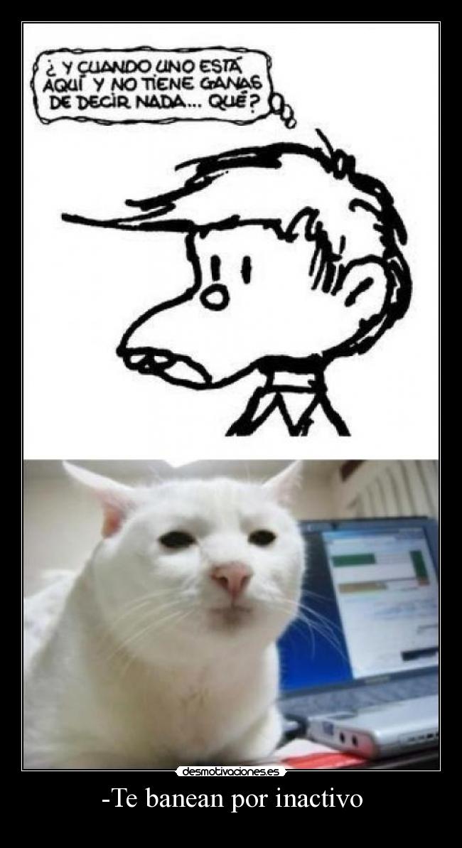 -Te banean por inactivo - 