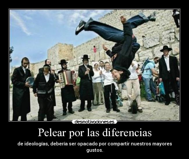 Pelear por las diferencias - 