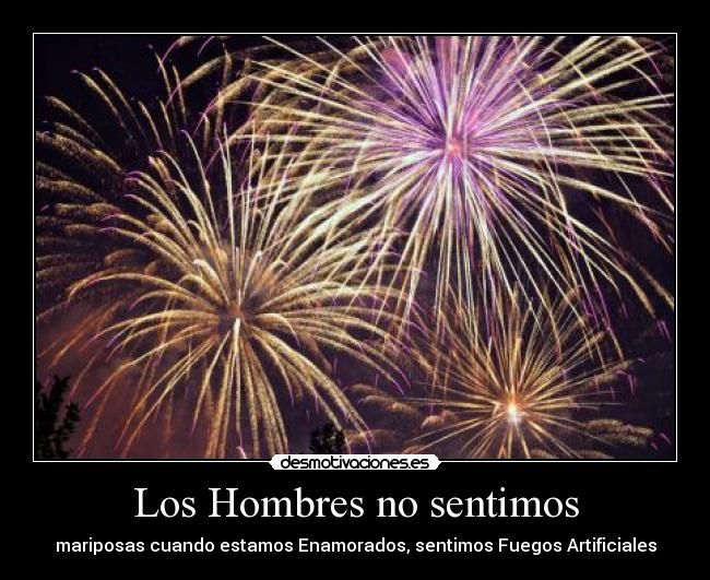 Los Hombres no sentimos -