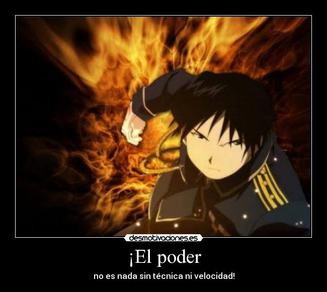 ¡El poder - no es nada sin técnica ni velocidad!