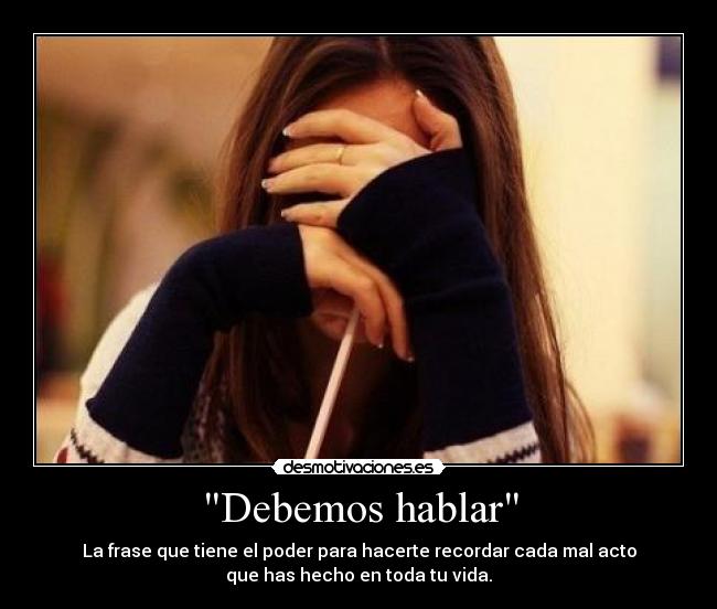 Debemos hablar -