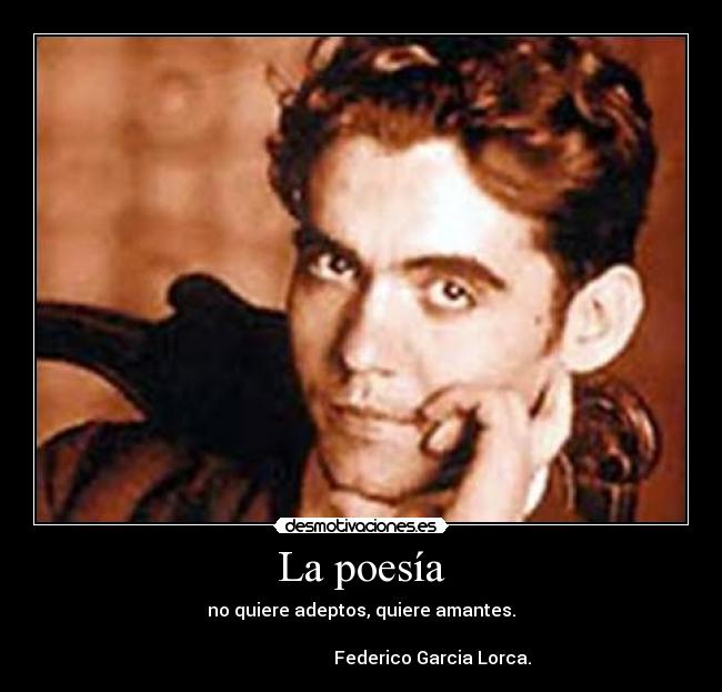 La poesía - 