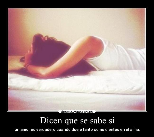 Dicen que se sabe si -