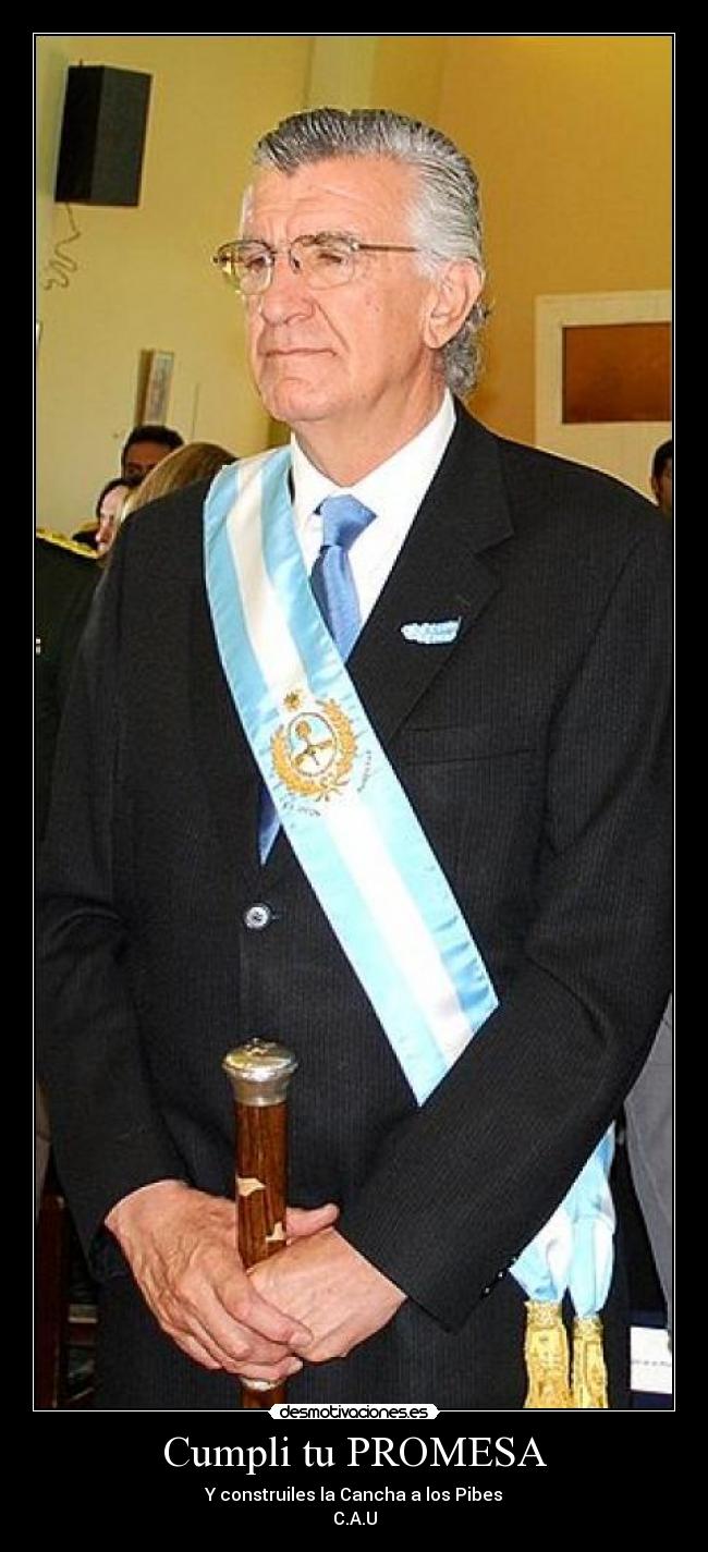 Cumpli tu PROMESA - Y construiles la Cancha a los Pibes
C.A.U