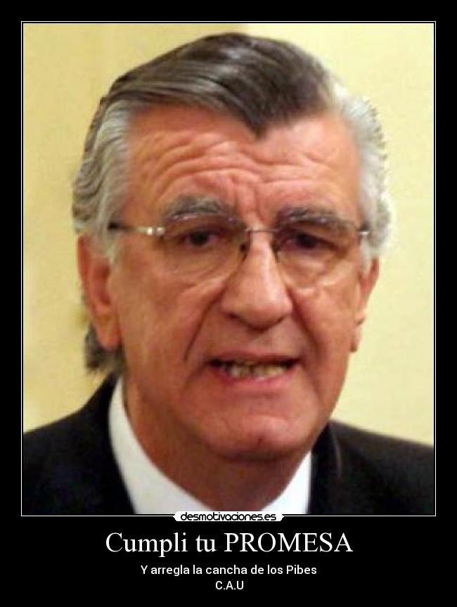 Cumpli tu PROMESA - Y arregla la cancha de los Pibes
C.A.U