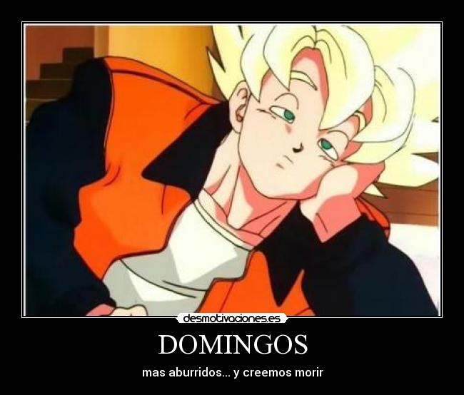 DOMINGOS - mas aburridos... y creemos morir