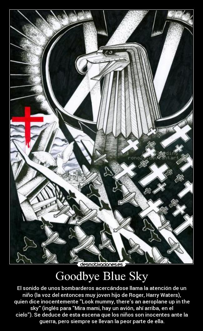 carteles pink floyd guerra inocencia desmotivaciones