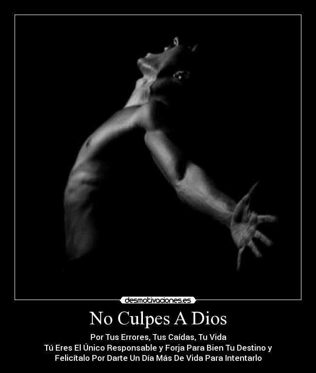 No Culpes A Dios -