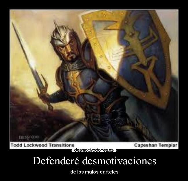 Defenderé desmotivaciones - 