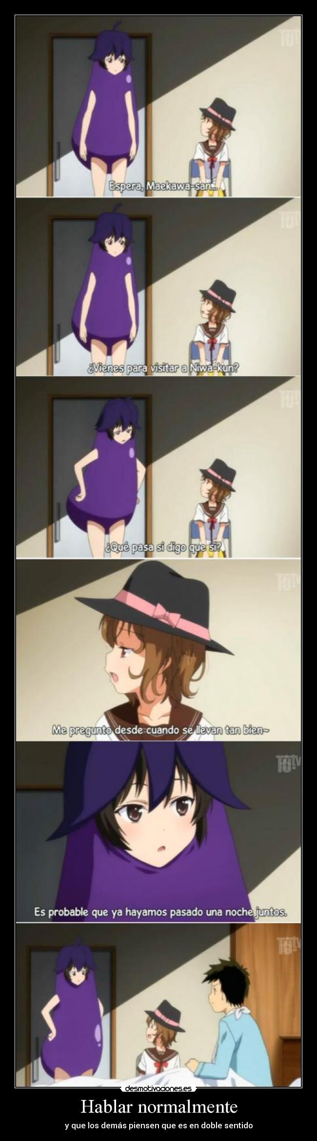 Hablar normalmente -