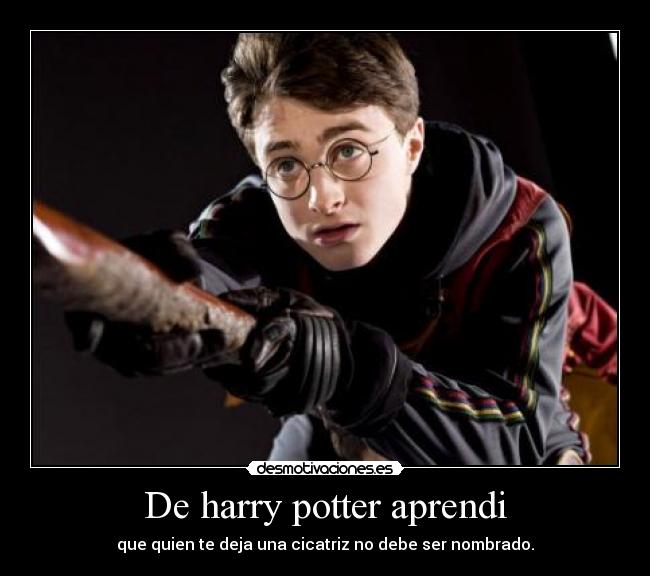 De harry potter aprendi -