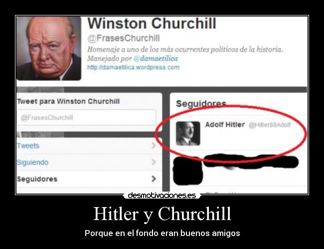 Hitler y Churchill -