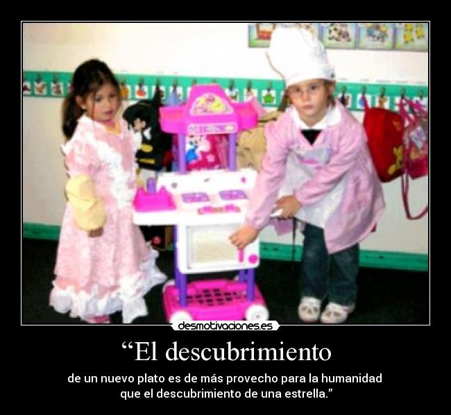 “El descubrimiento -