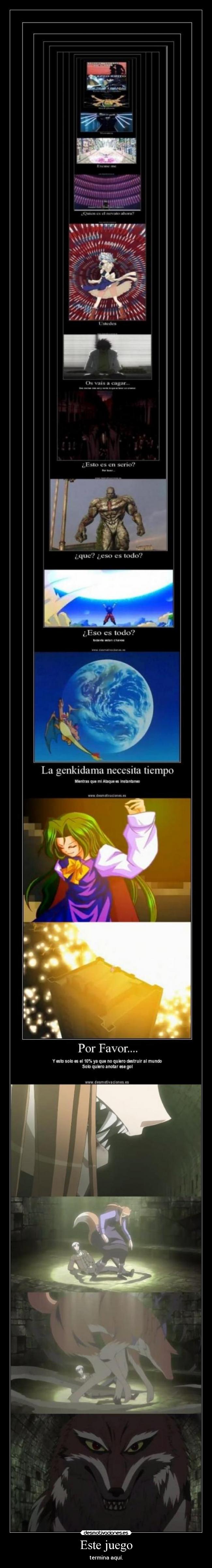 Este juego - termina aquí.