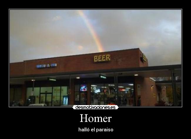 Homer - halló el paraiso