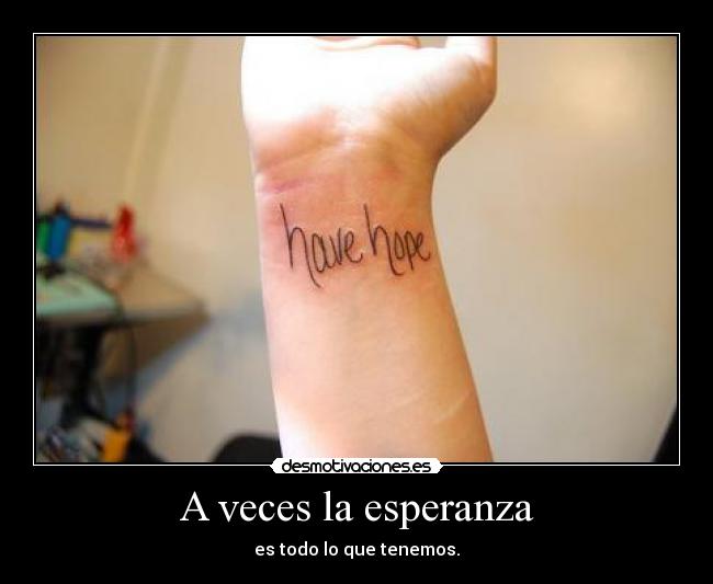 A veces la esperanza - 