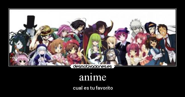 carteles anime anime desmotivaciones