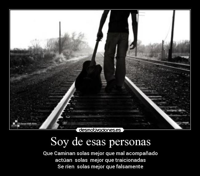 Soy de esas personas -