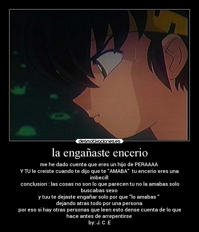 la engañaste encerio - 