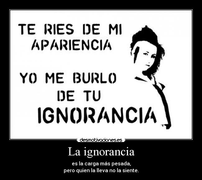 La ignorancia -