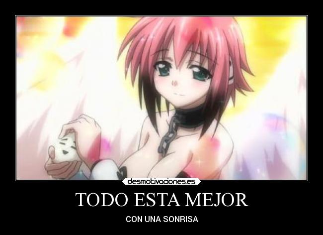 carteles ikaros sonrisa sora otoshimono desmotivaciones