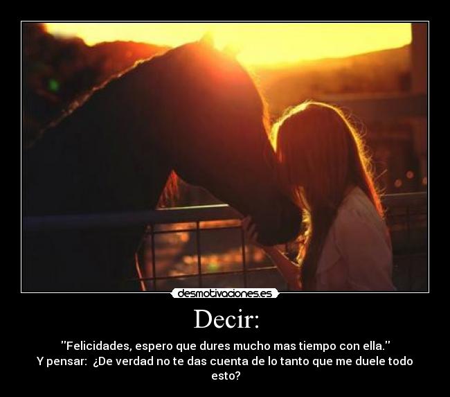 Decir: -