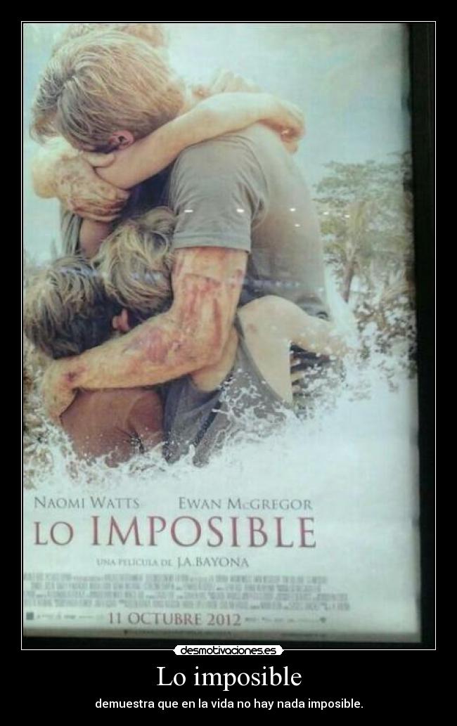 Lo imposible - 