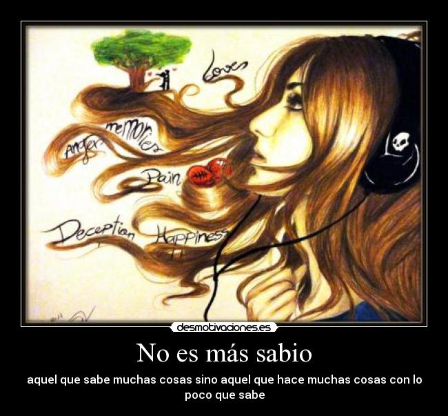 No es más sabio -