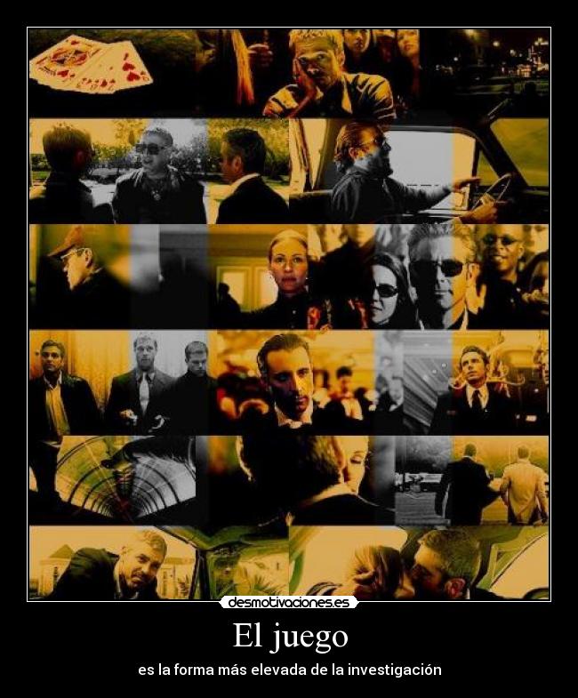 El juego - es la forma más elevada de la investigación