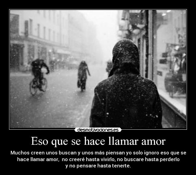 Eso que se hace llamar amor - 