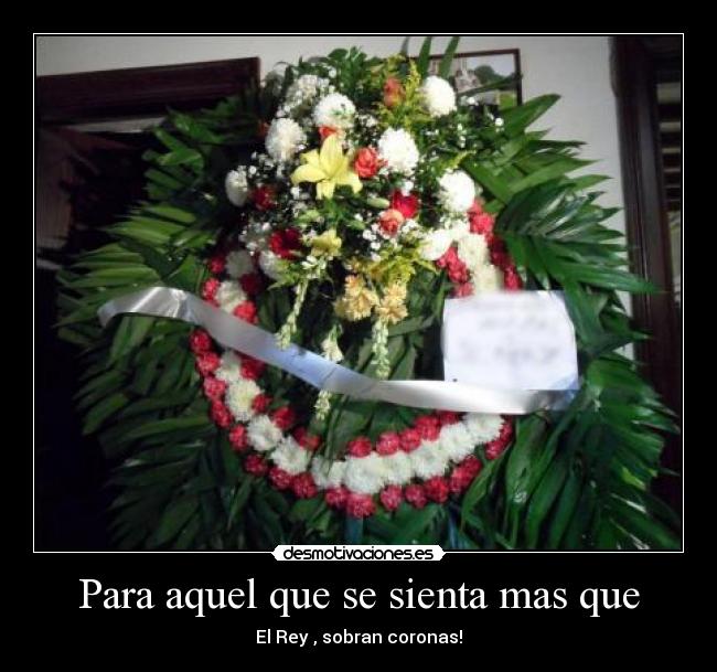 Para aquel que se sienta mas que - 