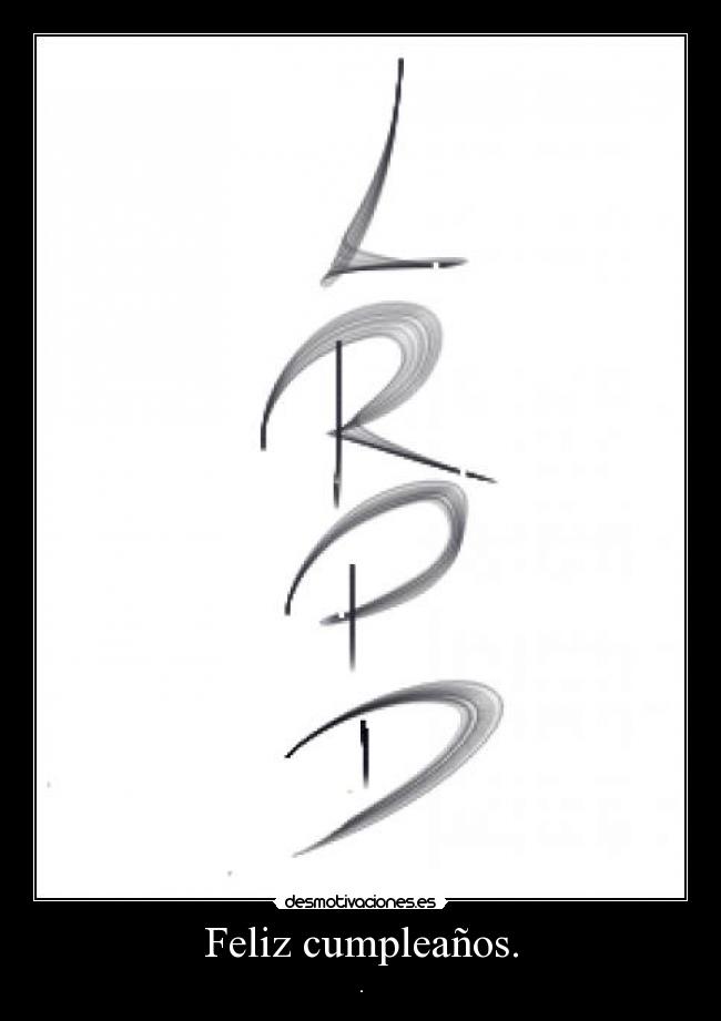 Feliz cumpleaños. - .