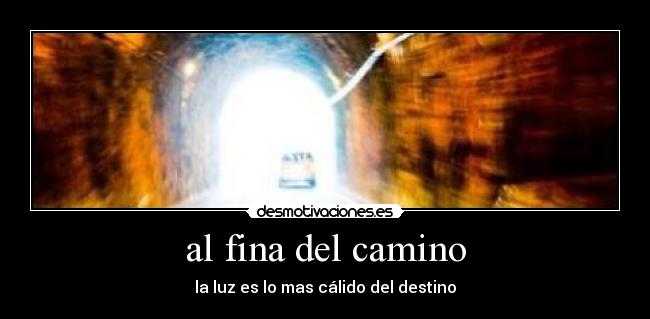 al fina del camino -