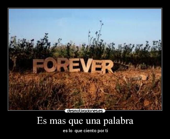 Es mas que una palabra -