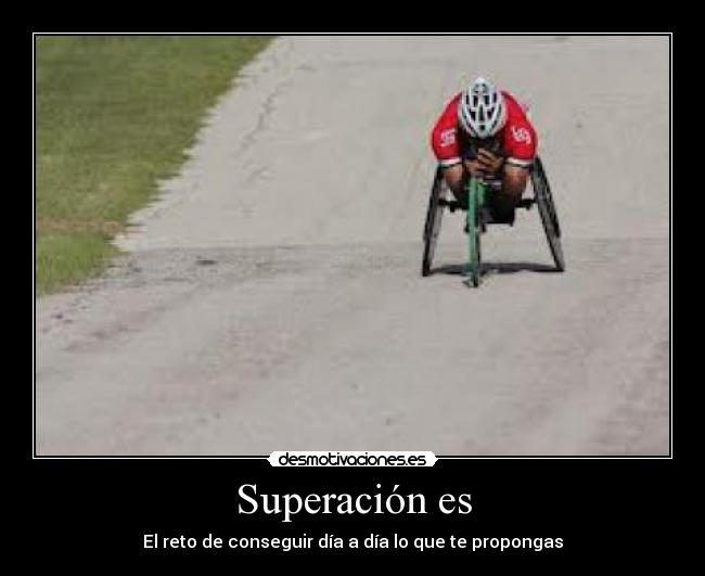 Superación es -