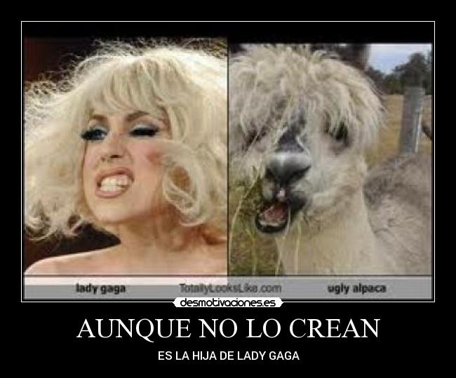 AUNQUE NO LO CREAN - ES LA HIJA DE LADY GAGA